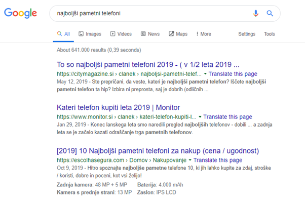Iskalni rezultati za poizvedbo "najbolj&scaron;i pametni telefoni"