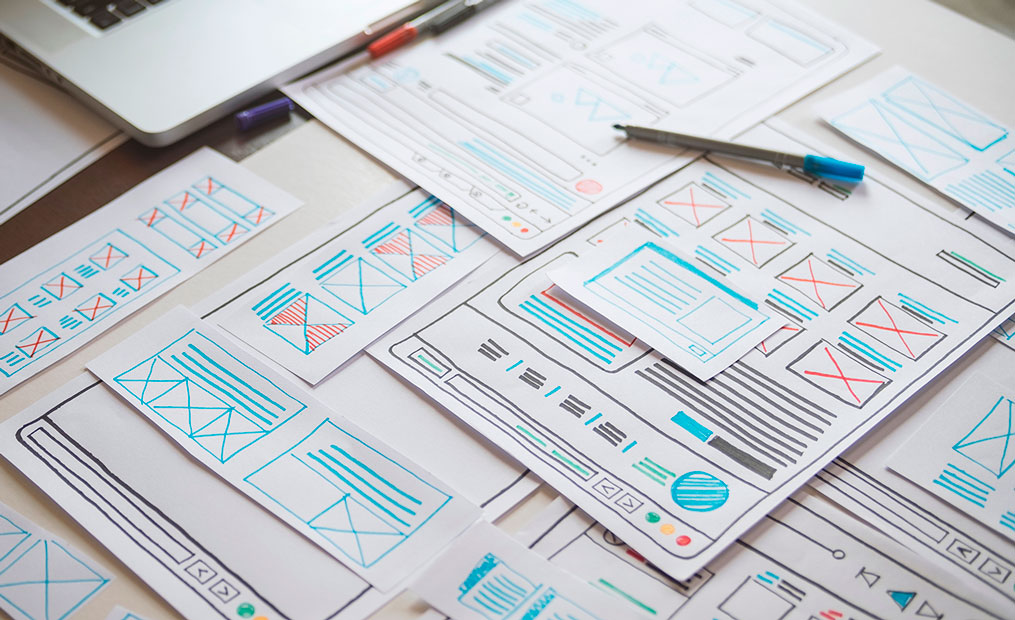 Žični diagrami wireframes
